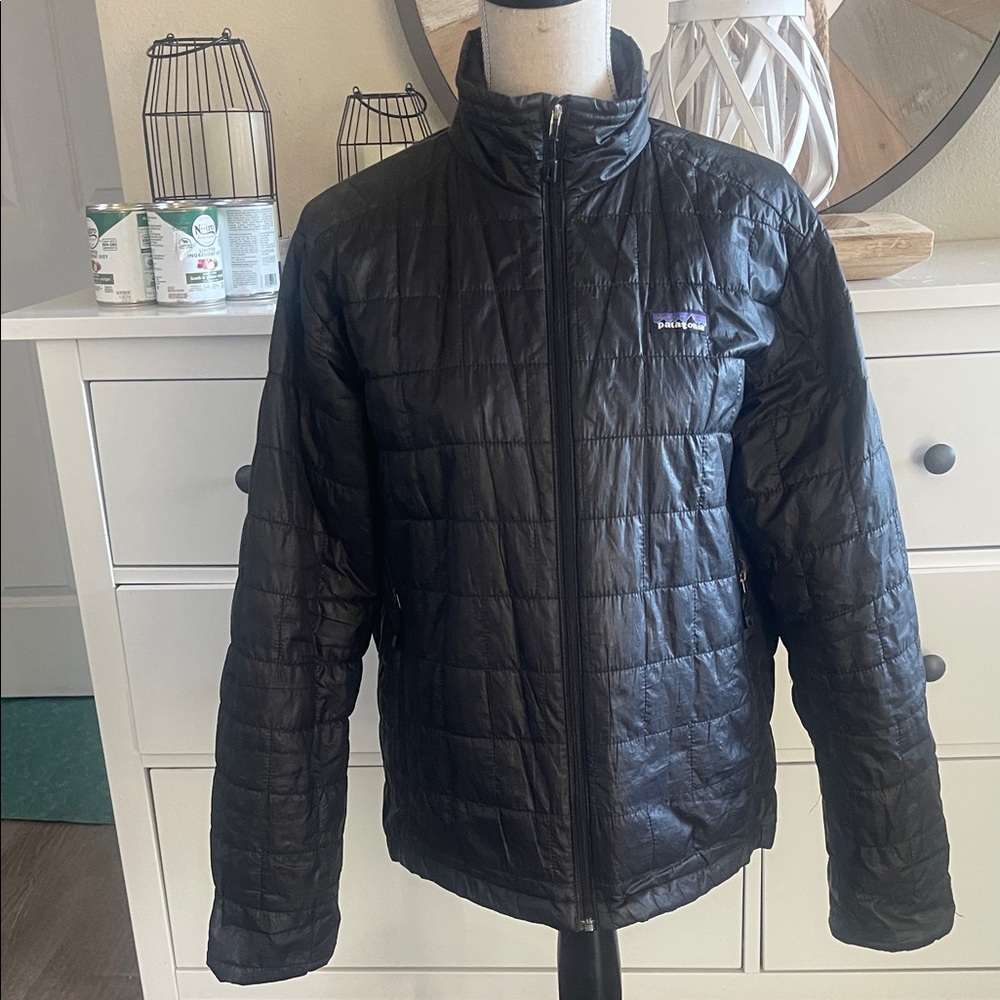Patagonia Quilted Black Jacket